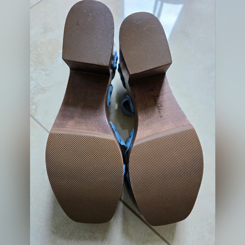 Sam Edelman Josefine sandals with wood platform heels, Size 8.5 - Picture 7 of 8